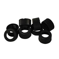 24-414 Open Hole Screw Cap Black (100/pk) 